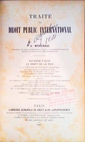 TRAITÃ‰ DE DROIT PUBLIC INTERNATIONAL.