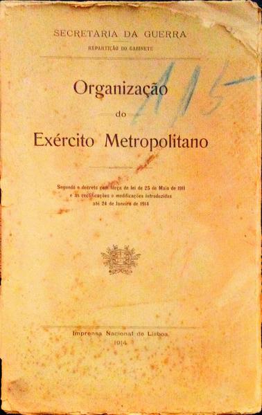 ORGANIZAÃ‡ÃƒO DO EXÃ‰RCITO METROPOLITANO.