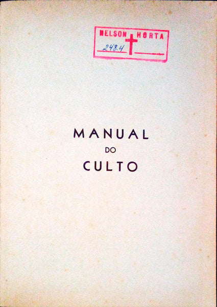 MANUAL DO CULTO.