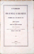 O PADROADO DA COROA DE PORTUGAL NAS INDIAS ORIENTAES E A CONCORDATA DE 23 DE JUNHO DE 1886.