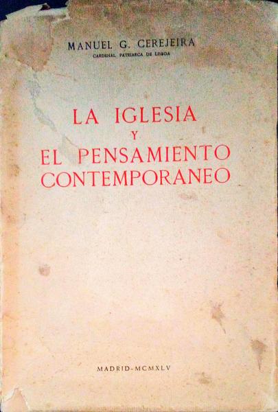 LA IGLESIA Y EL PENSAMIENTO CONTEMPORANEO.