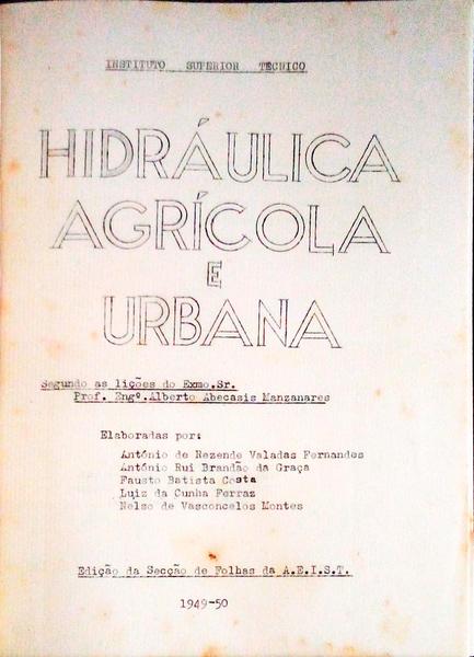 HIDRÃULICA AGRÃCOLA E URBANA.