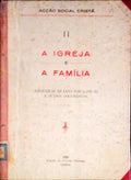 IGREJA (A) E A FAMÃLIA.
