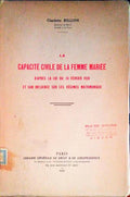 LA CAPACITÃ‰ CIVILE DE LA FEMME MARIÃ‰E.