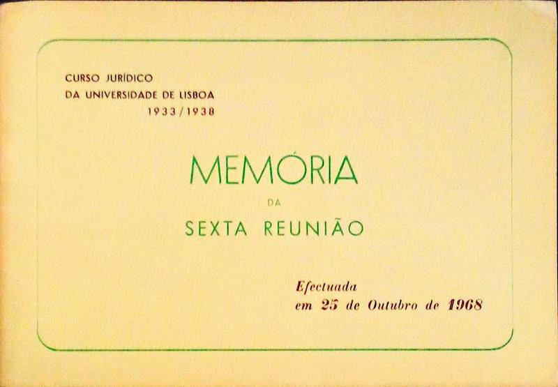 MEMÃ“RIA DA SEXTA REUNIÃƒO.