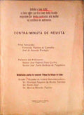 CONTRA-MINUTA DE REVISTA.