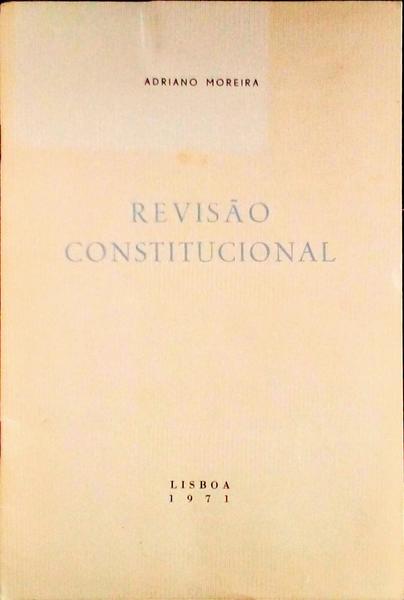 REVISÃƒO CONSTITUCIONAL.