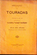 ABOLIÃ‡ÃƒO DAS TOURADAS.