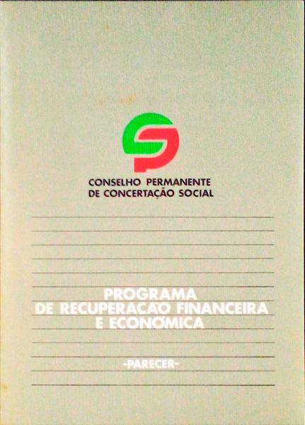 PROGRAMA DE RECUPERAÃ‡ÃƒO FINANCEIRA E ECONÃ“MICA.