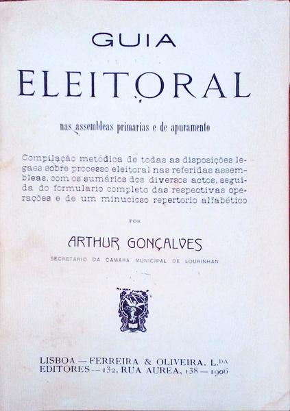 GUIA ELEITORAL. Nas Assembleias Primarias e de Apuramento.
