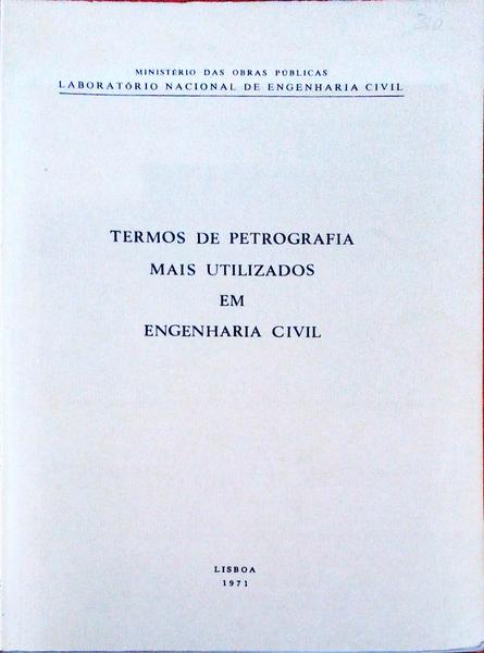 TERMOS DE PETROGRAFIA MAIS UTILIZADOS EM ENGENHARIA CIVIL.