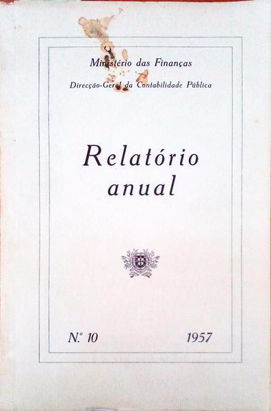 DIRECÃ‡ÃƒO-GERAL DA CONTABILIDADE PÃšBLICA. RelatÃ³rio Anual 1957.