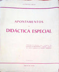 APONTAMENTOS DE DIDÃCTICA ESPECIAL.