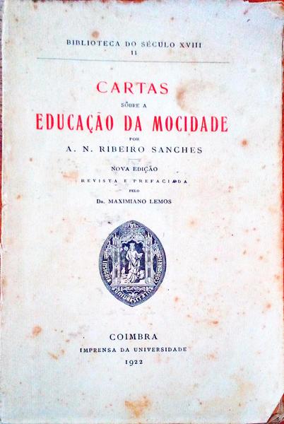CARTAS SÃ”BRE A EDUCAÃ‡ÃƒO DA MOCIDADE.