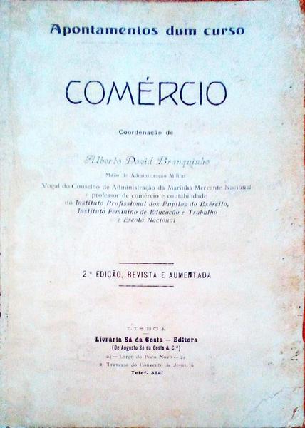 APONTAMENTOS DUM CURSO. COMÉRCIO.
