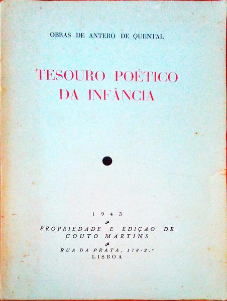 TESOURO POÃ‰TICO DA INFÃ‚NCIA.