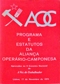 PROGRAMA DE ESTATUTOS DA ALIANÃ‡A OPERÃRIO-CAMPONESA.