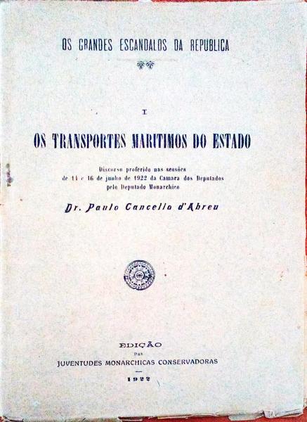 OS TRANSPORTES MARITIMOS DO ESTADO.