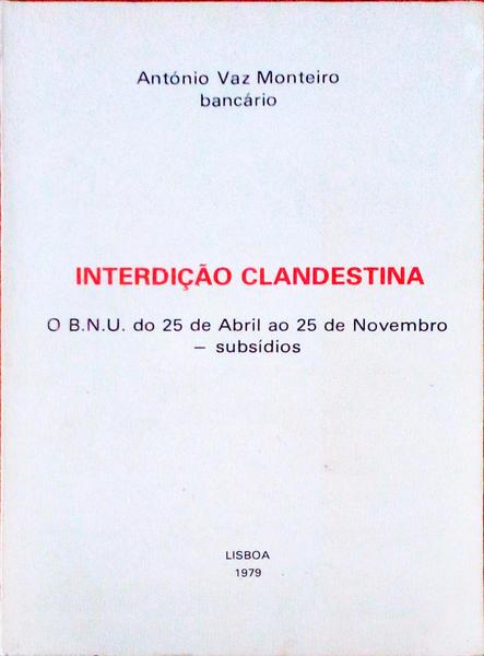 INTERDIÃ‡ÃƒO CLANDESTINA.