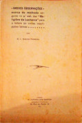 BREVES OBSERVAÃ‡Ã•ES ACERCA DO METHODO SEGUIDO NO 2.Âº VOL. DAS RELIGIOES DA LUSITANIA PARA A LEITURA DE CERTAS INSCRIPÃ‡Ã•ES LATINAS.