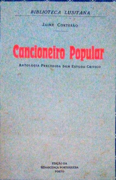 CANCIONEIRO POPULAR.
