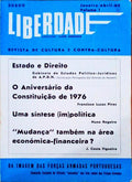 LIBERDADE. Revista de Cultura e Contra-Cultura. Volume 1.