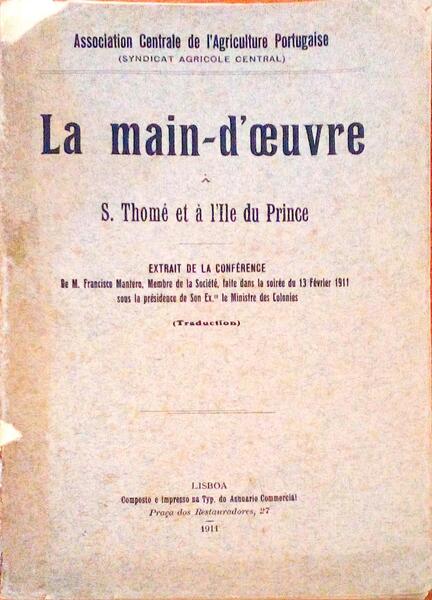 LA MAIN-D'OEUVRE. S. THOMÉ ET à l'ILLE DU PRINCE.