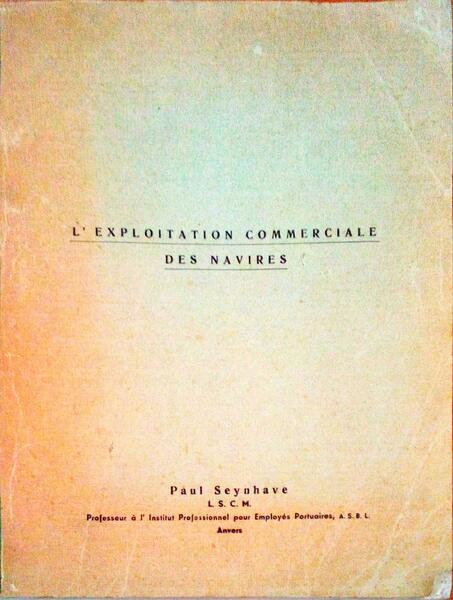 L'EXPLOITATION COMMERCIALE DES NAVIRES.