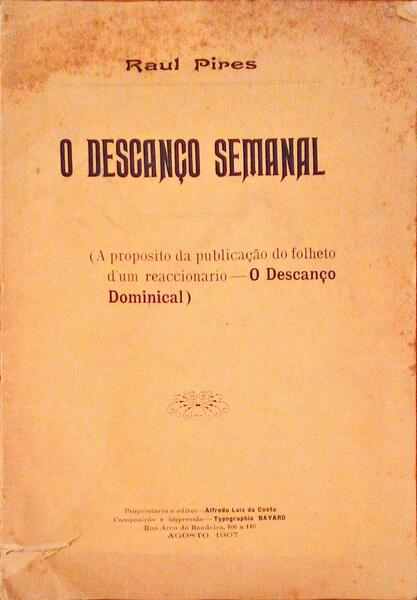 O DESCANÃ‡O SEMANAL.