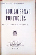 CÃ“DIGO PENAL PORTUGUÃŠS. Actualizado e Anotado.