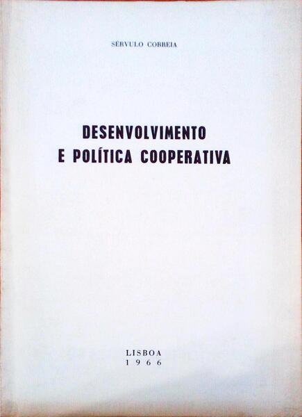 DESENVOLVIMENTO E POLÃ?TICA COOPERATIVA.