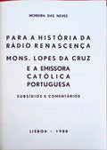 PARA A HISTÓRIA DA RÃ?DIO RENASCENÇA.