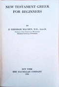 NEW TESTAMENT GREEK FOR BEGINNERS.