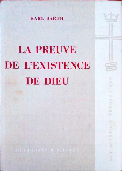 LA PREUVE DE L'EXISTENCE DE DIEU. D'AprÃ¨s Anselme de CantorbÃ©ry.