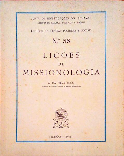 LIÃ‡Ã•ES DE MISSIONOLOGIA.