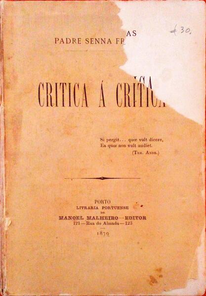 CRITICA Ã CRITICA.