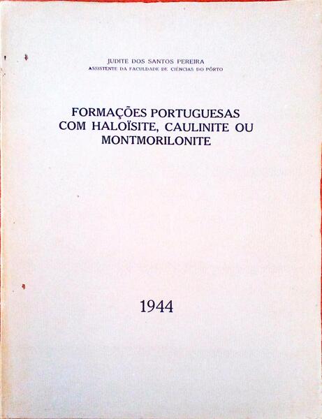FORMAÃ‡Ã•ES PORTUGUESAS COM HALOISITE, CAULINITE OU MONTMORILONITE.