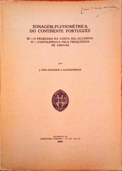 OBRAS SOBRE PLUVIOMETRIA.
