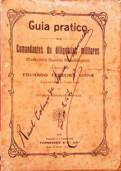 GUIA PRATICO DOS COMANDANTES DE DILIGENCIAS MILITARES.