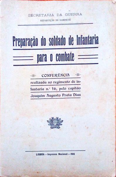 PREPARAÃ‡ÃƒO DO SOLDADO DE INFANTARIA PARA O COMBATE.