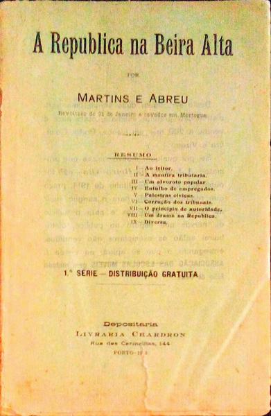A REPUBLICA NA BEIRA ALTA.