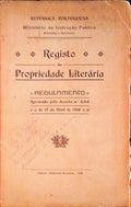 REGISTO DA PROPRIEDADE LITERÃRIA.