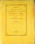 NOTA CONTENDO A AVERIGUAÃ‡ÃƒO DA DATA EM QUE CHEGOU AO PORTO DE LISBOA O CAPITÃƒO-MÃ“R VASCO DA GAMA NO REGRESSO DA SUA PRIMEIRA VIAGEM Ã INDIA.