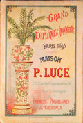MAISON P. LUCE. Faiences, Porcelaines & Cristaux.