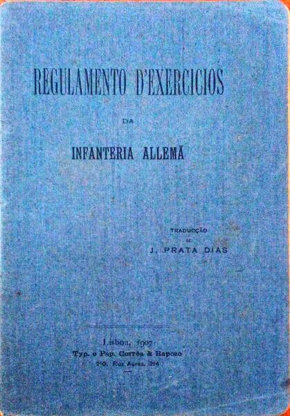 REGULAMENTO D'EXERCICIOS DA INFANTERIA ALLEMÃƒ.