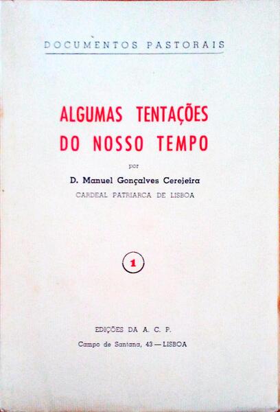 ALGUMAS TENTAÃ‡Ã•ES DO NOSSO TEMPO.