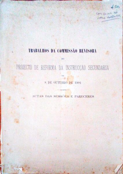 TRABALHOS DA COMMISSÃƒO REVISORA.