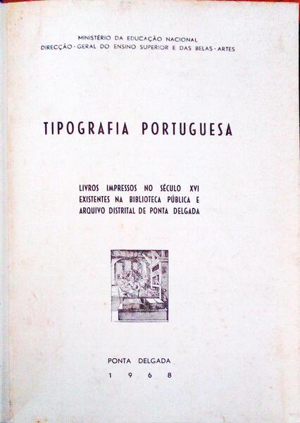 TIPOGRAFIA PORTUGUESA.