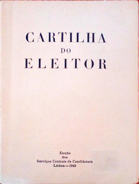 CARTILHA DO ELEITOR COM FOLHETO