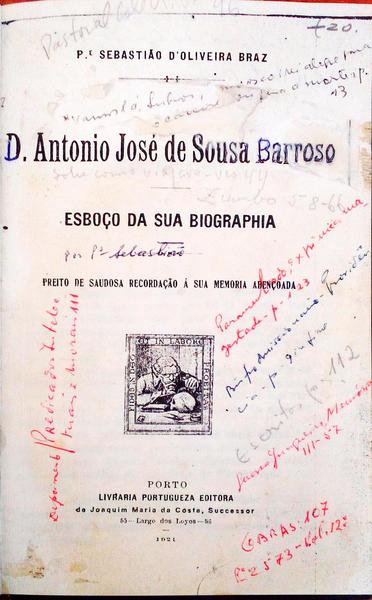D. ANTONIO JOSÃ‰ DE SOUSA BARROSO.
